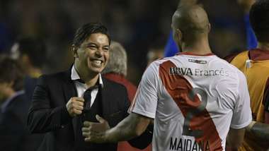 Boca Juniors River Plate Jonatan Maidana Marcelo Gallardo Primera Division 14052017