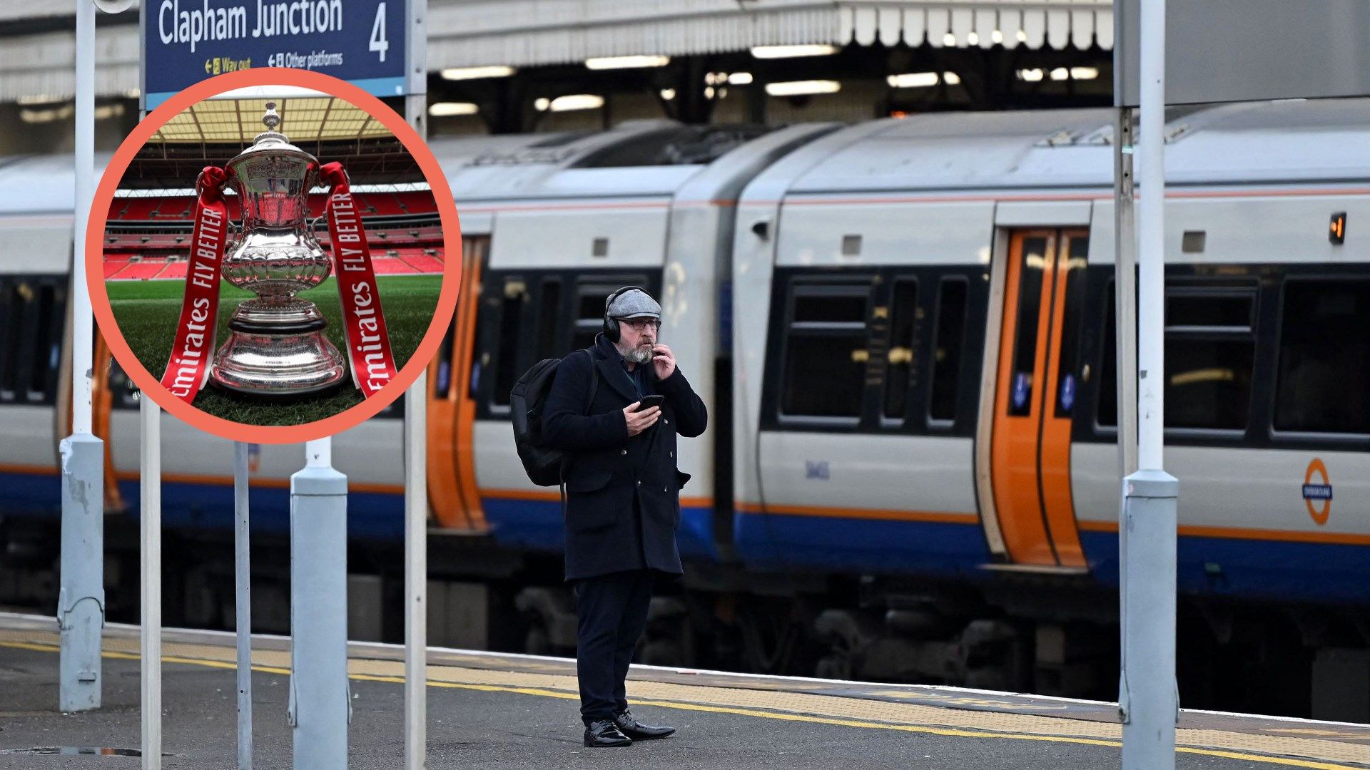 England Train Strike, FA Cup Trophy GFX