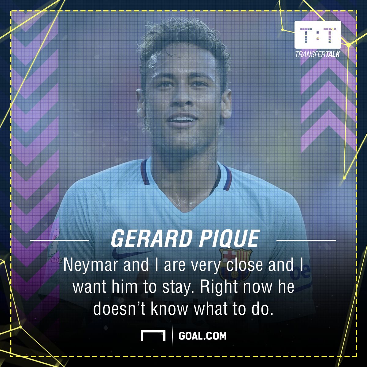 Gerard Pique Neymar Barcelona