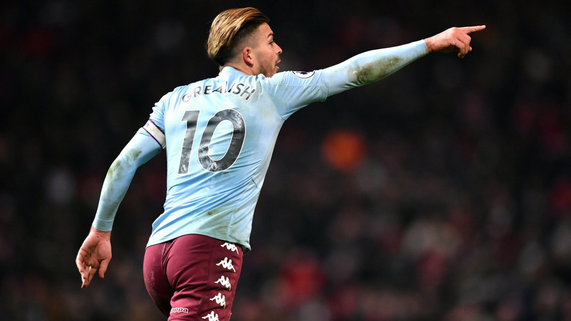 Jack Grealish Man Utd vs Aston Villa 2019-20