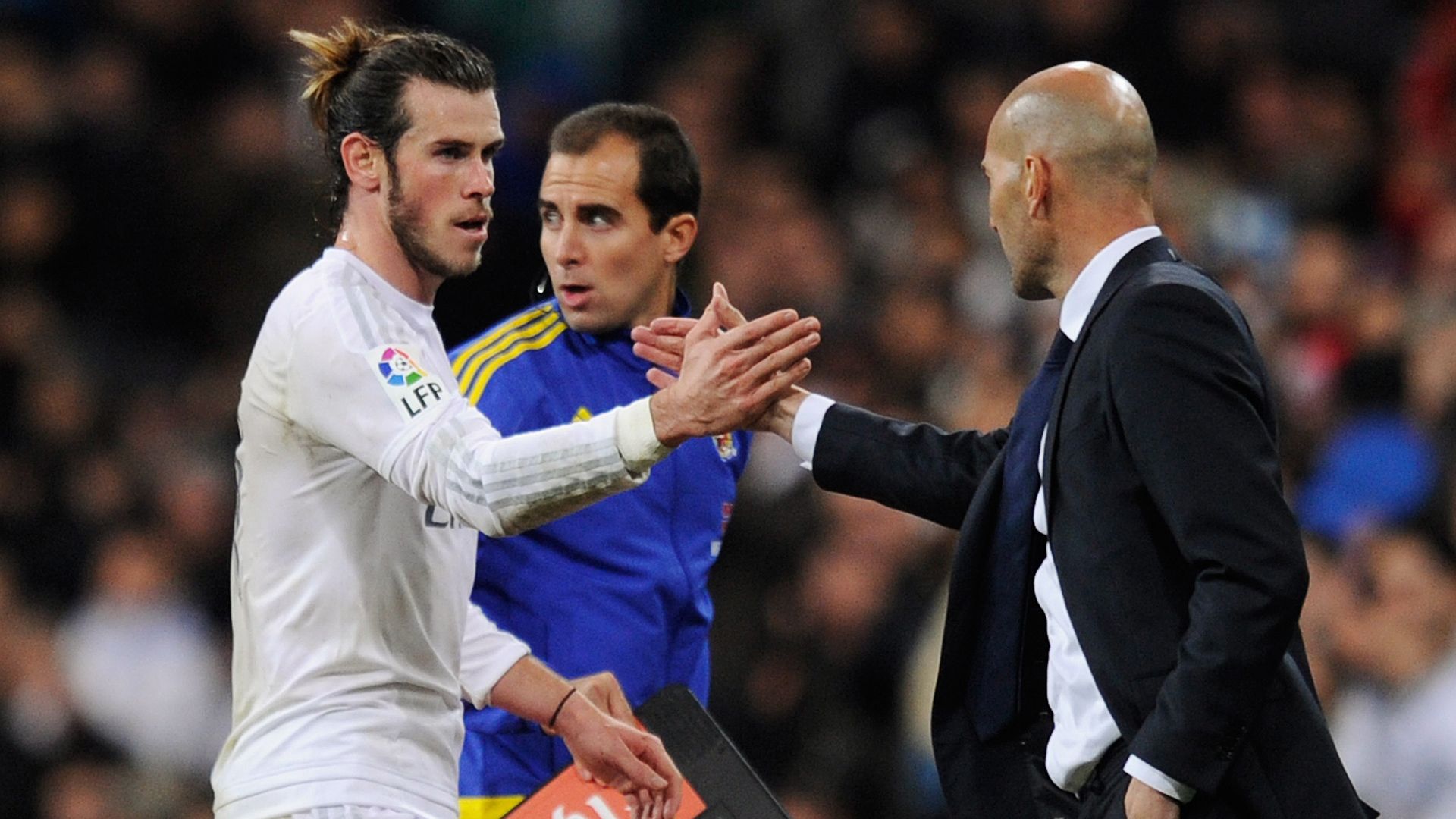 Gareth Bale Zinedine Zidane Real Madrid 01092016