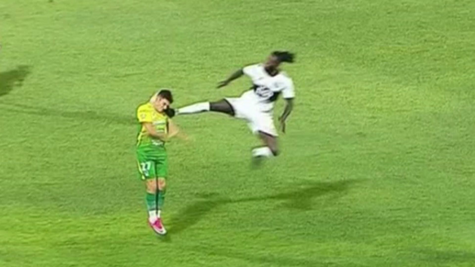 captura Adebayor Olimpia Defensa y justicia Libertadores 11032020