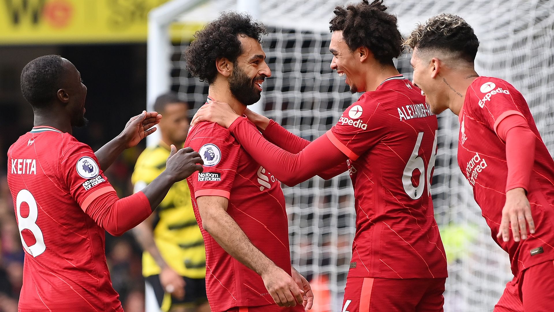 Mohamed Salah Liverpool Watford Premier League 2021-22