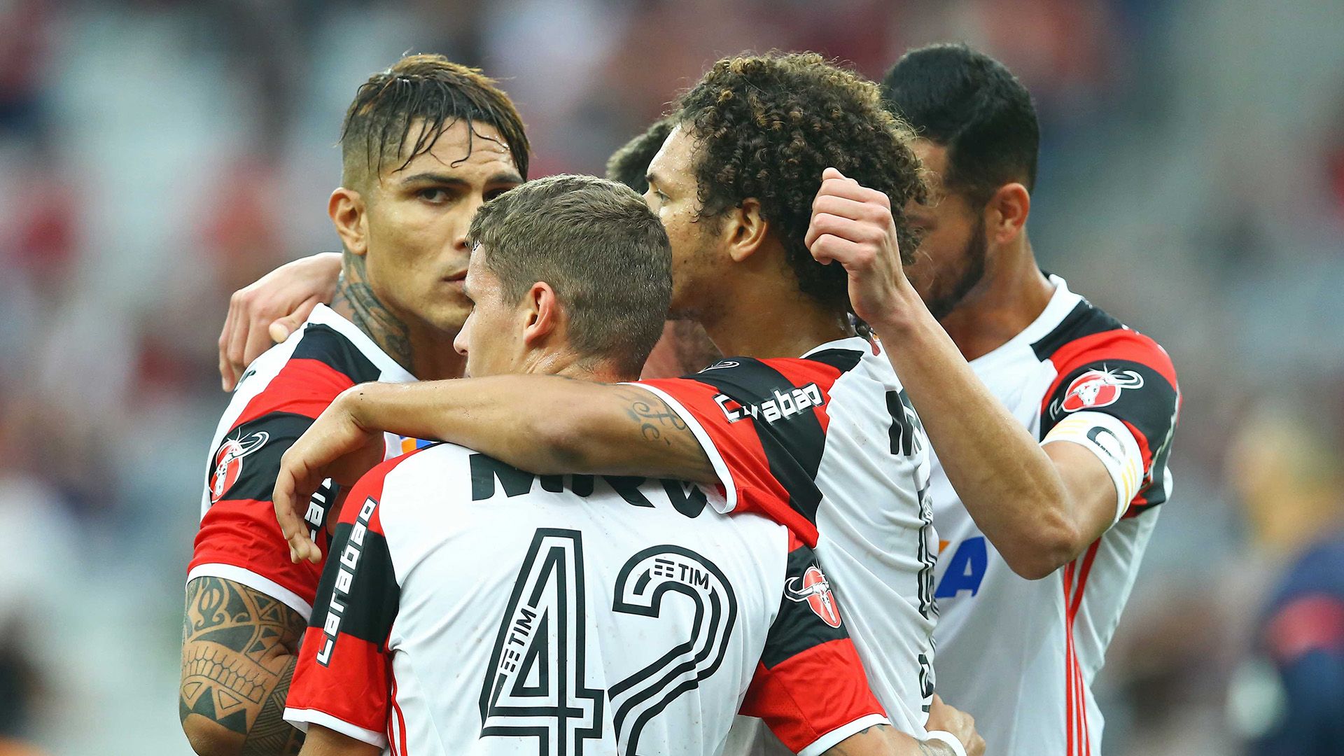 Matheus Savio Guerrero Willian Arao Atletico-PR Flamengo Brasileirao Serie A 28052017