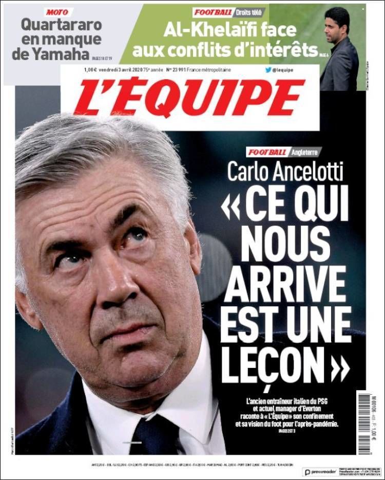 3 April L'Equipe