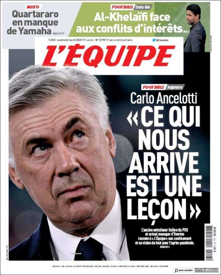 3 April L'Equipe