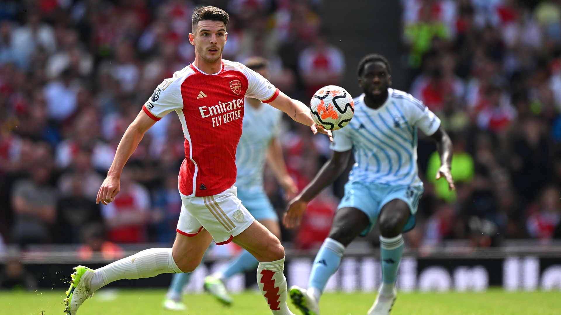 Declan Rice Arsenal Nottingham Forest 2023-24 Premier League