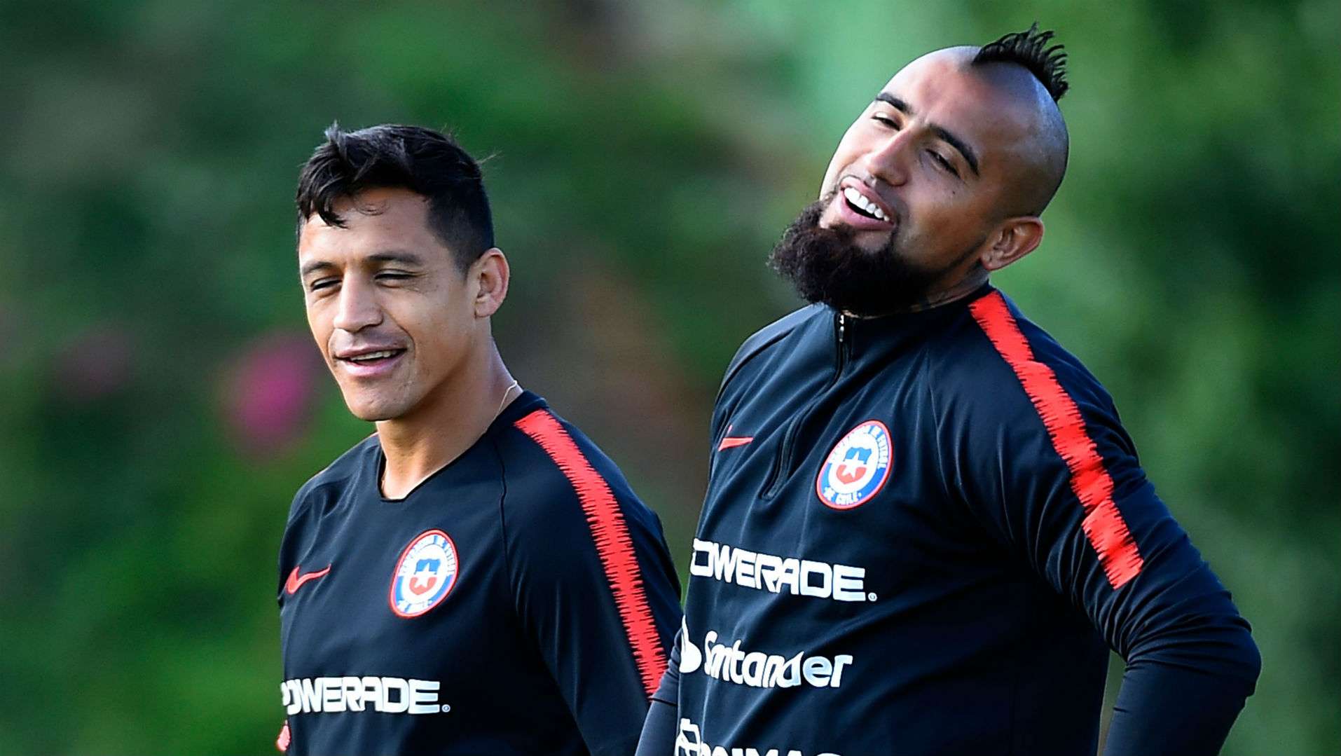 Chile entrenamiento octubre Alexis Sánchez Arturo Vidal