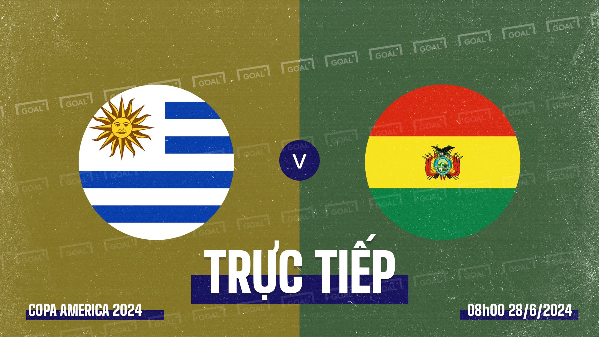 Uruguay vs Bolivia Copa America 2024 GFX