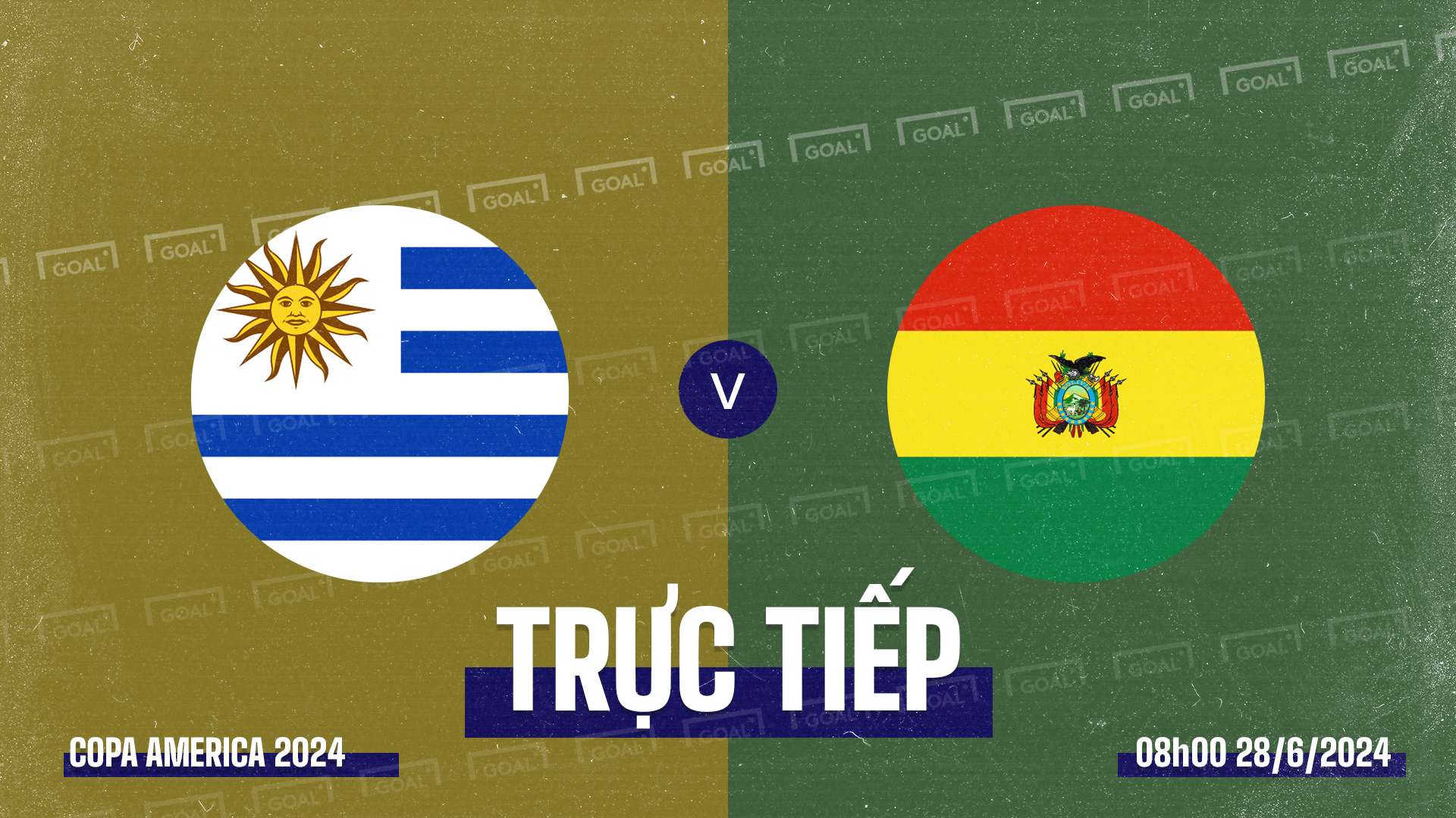 Uruguay vs Bolivia Copa America 2024 GFX