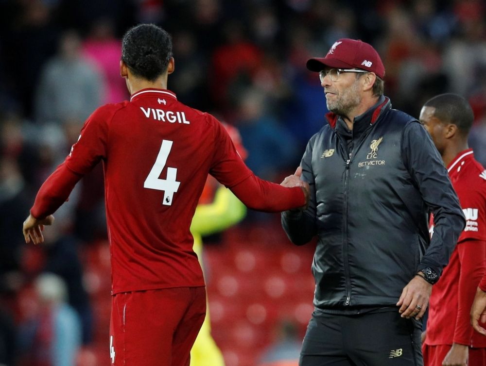 Van Dijk - Klopp - Liverpool