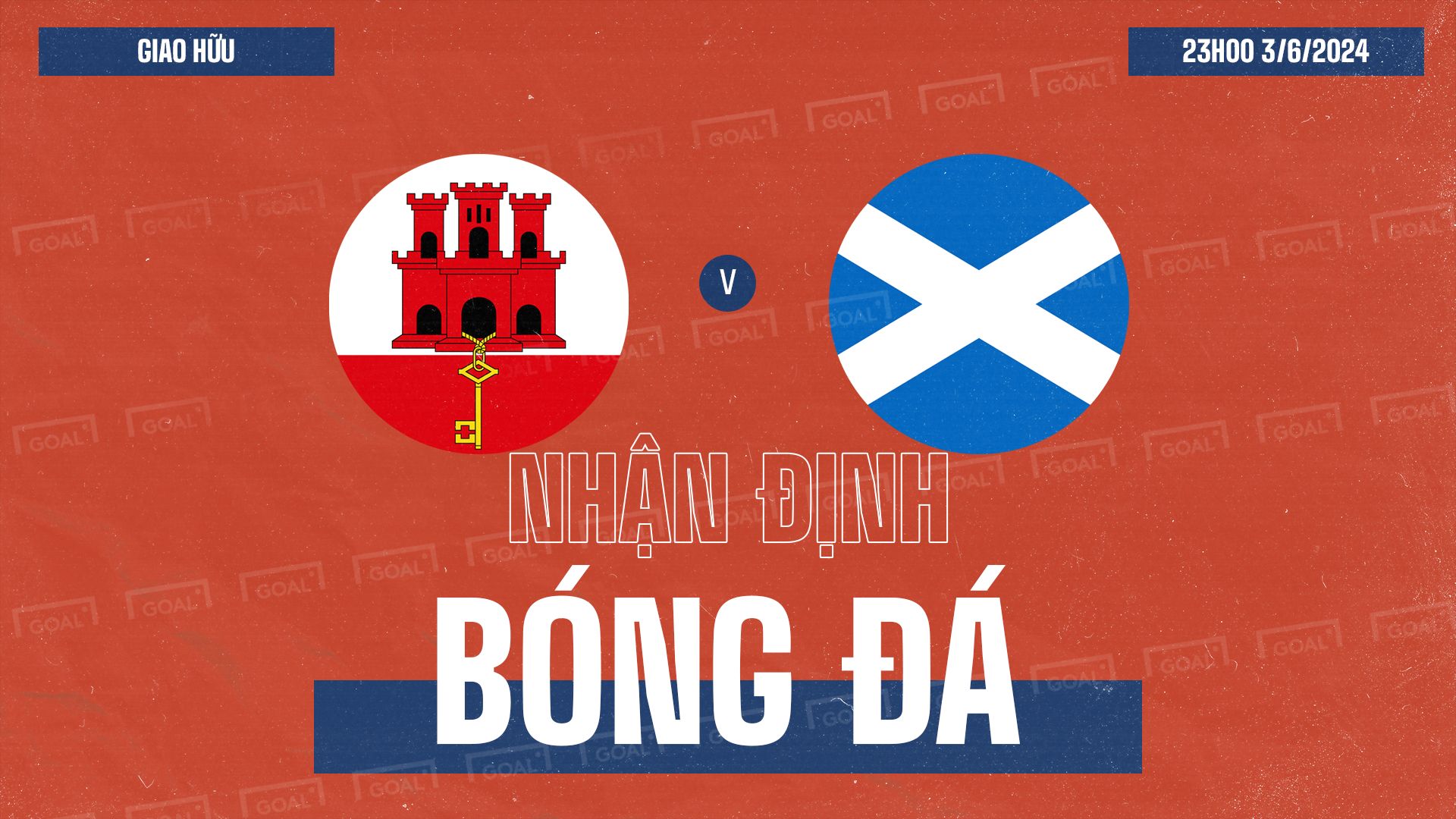 Gibraltar vs Scotland Friendly match GFX 2023-24
