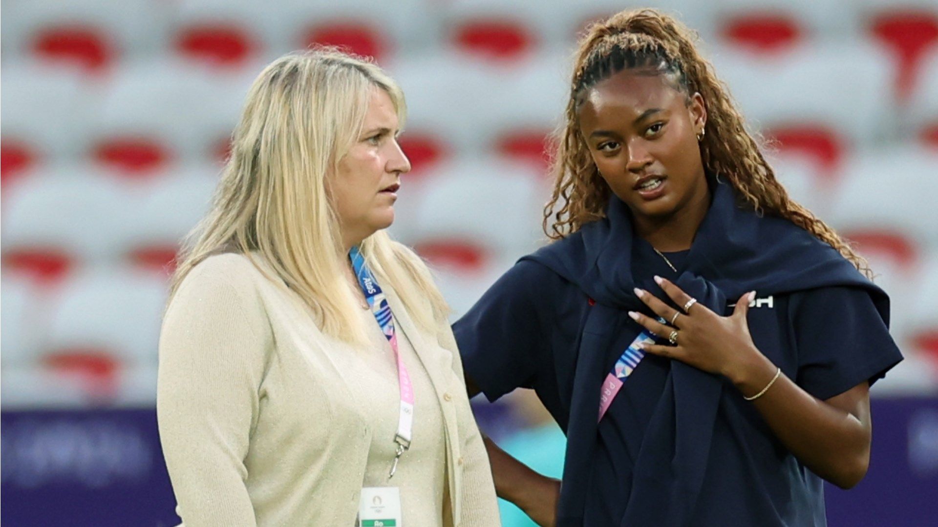 Jaedyn Shaw Emma Hayes 