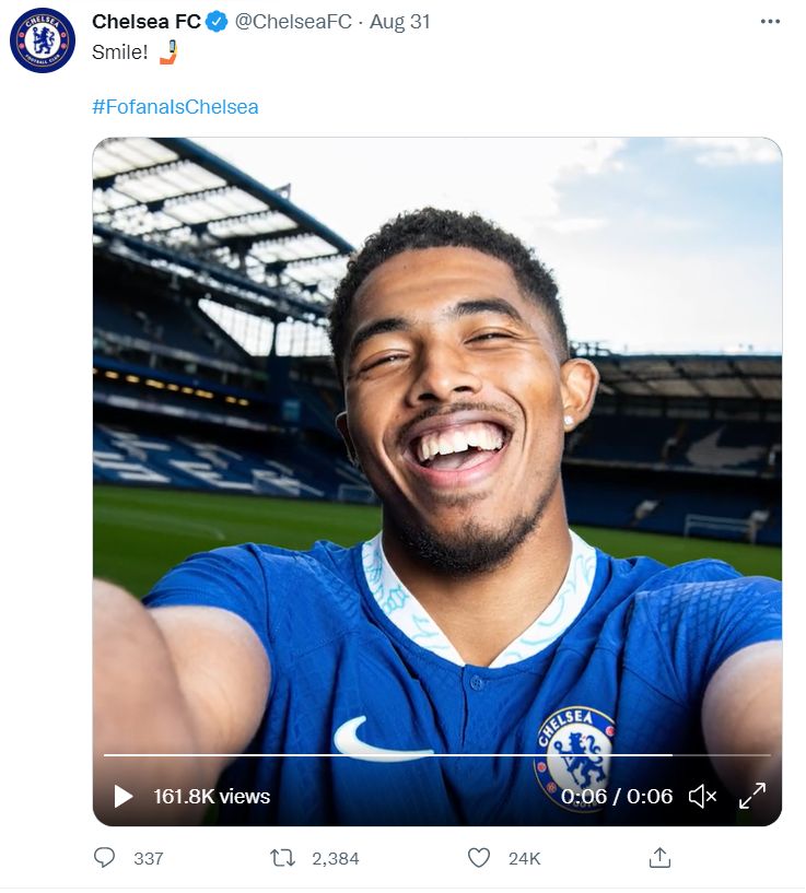 Wesley Fofana Chelsea