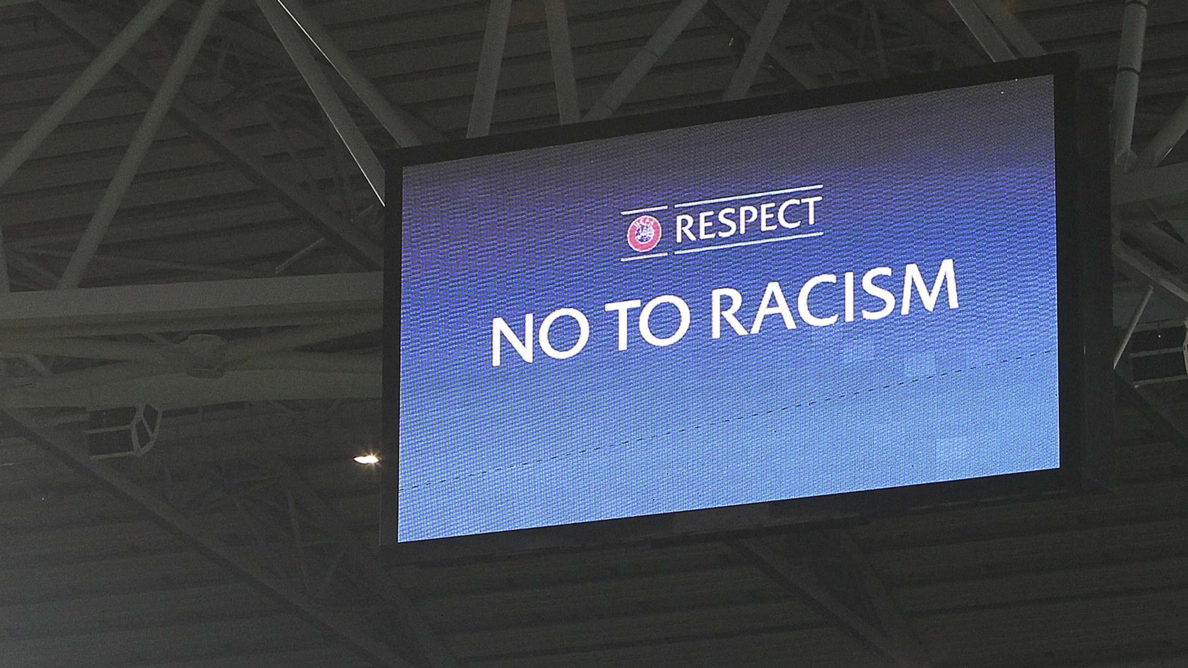 NO TO RACISM UEFA JUVENTUS TURIN 10212015