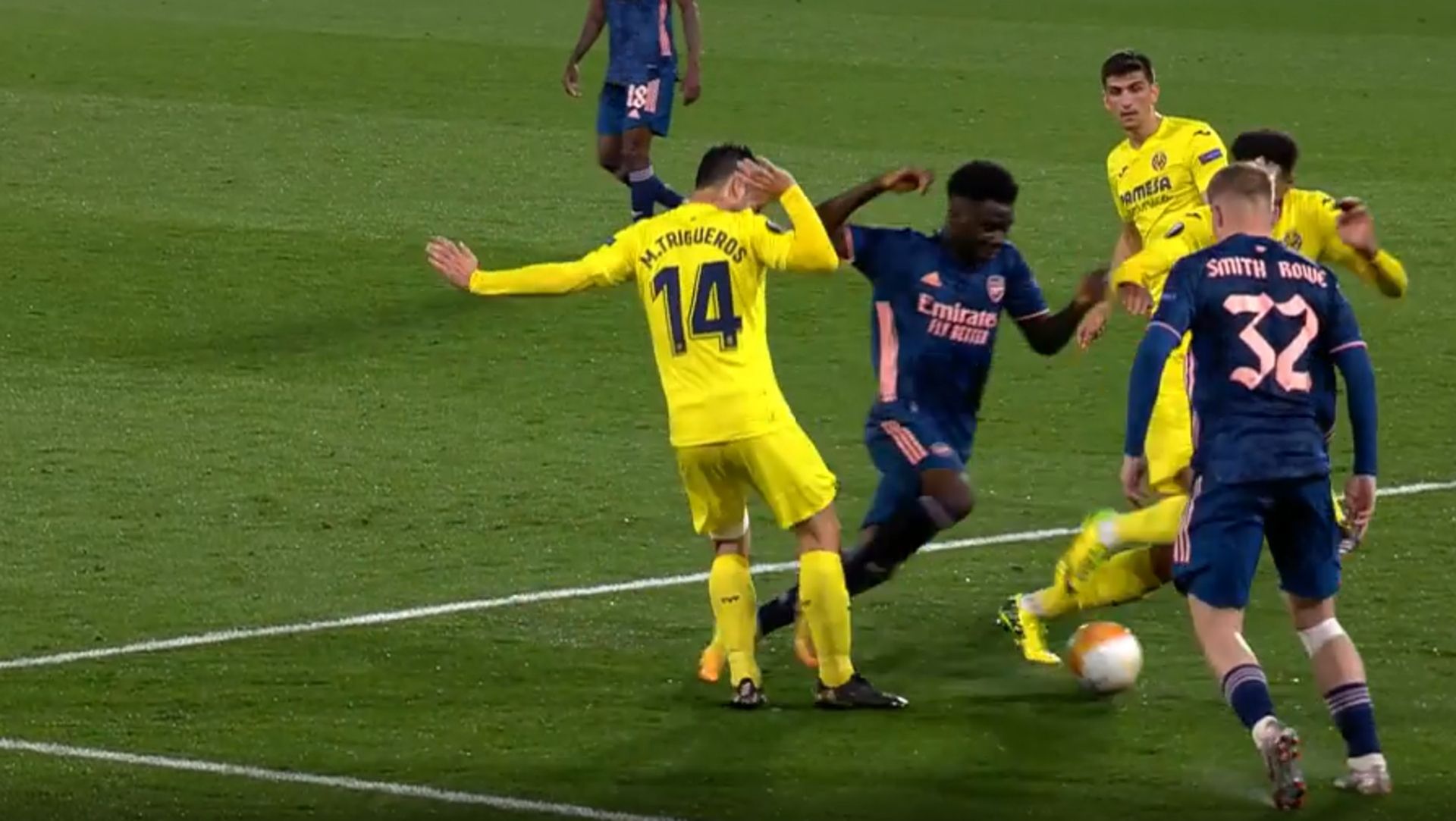 Saka Trigueros Arsenak Villarreal 2021