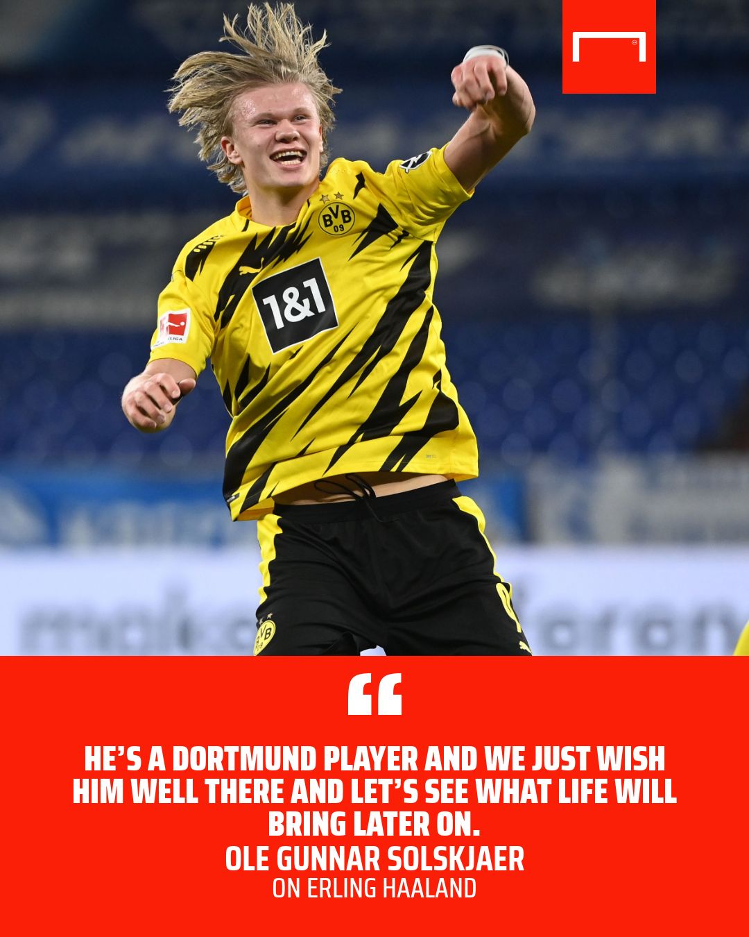 GFX Haaland Solskjaer