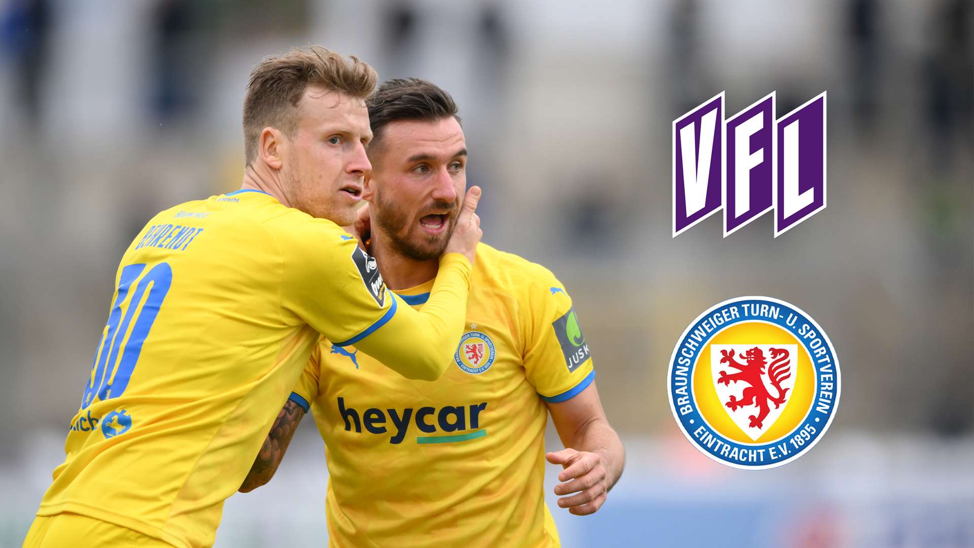 vfl osnabrück eintracht braunschweig jubel 2021 2022 3. liga