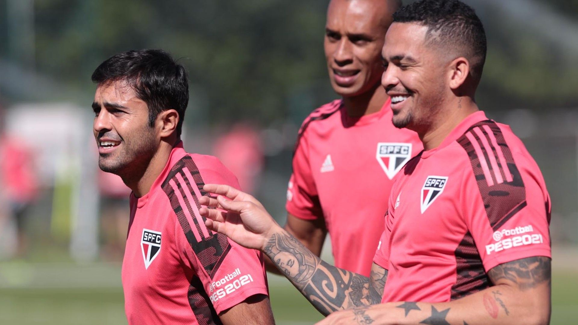 Éder Miranda Luciano São Paulo treino 2021
