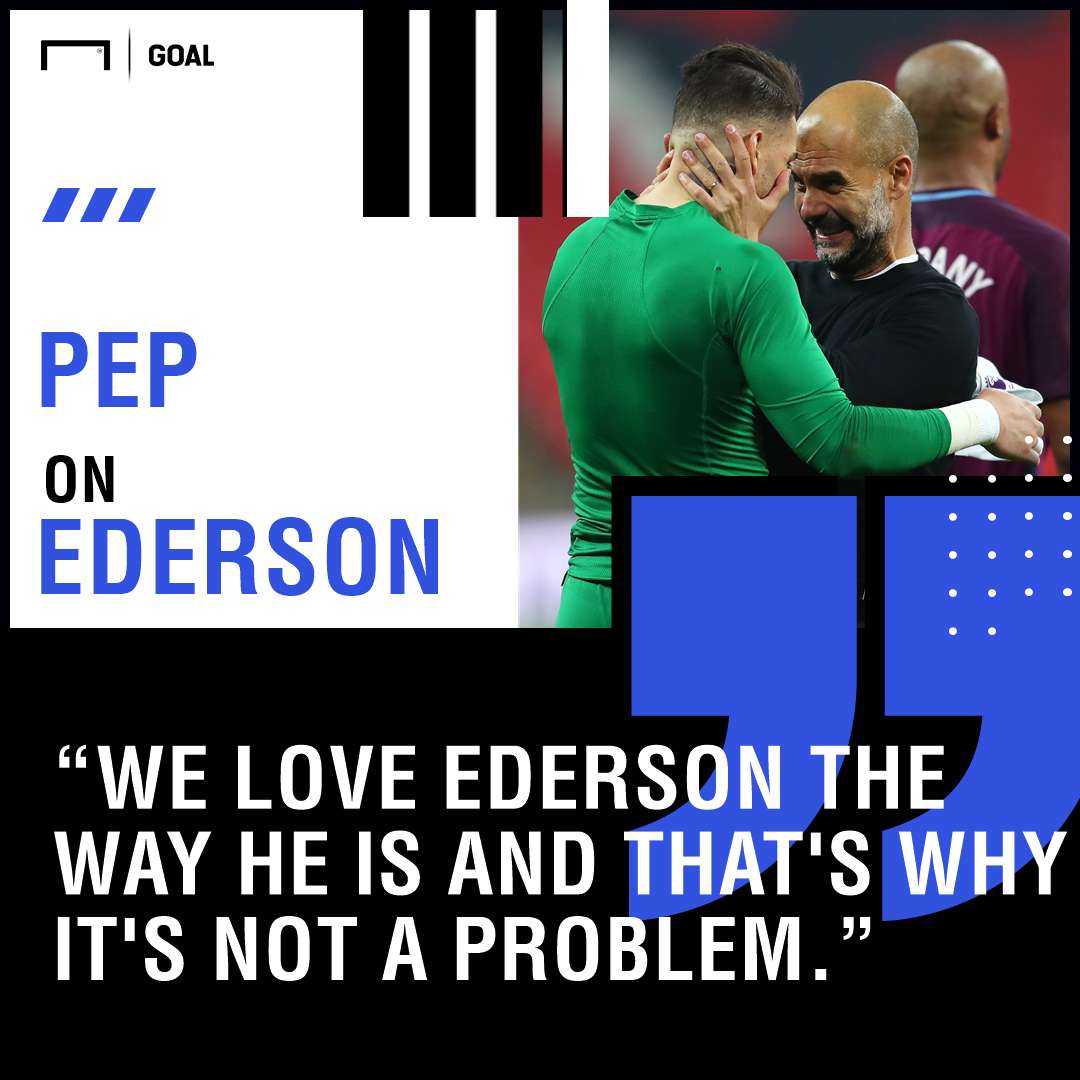 Ederson Pep Guardiola Manchester City PS