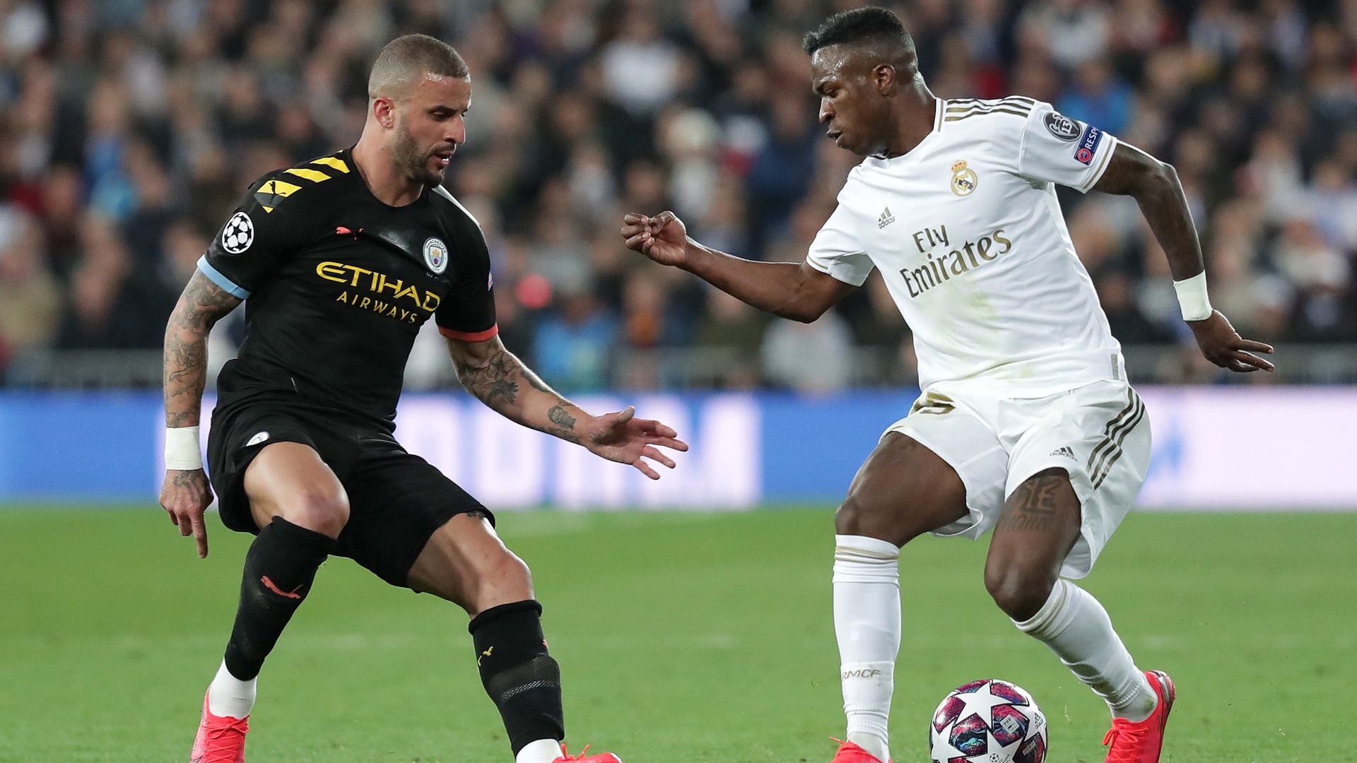 Vinicius Junior Real Kyle Walker Madrid Manchester City Champions League 2020