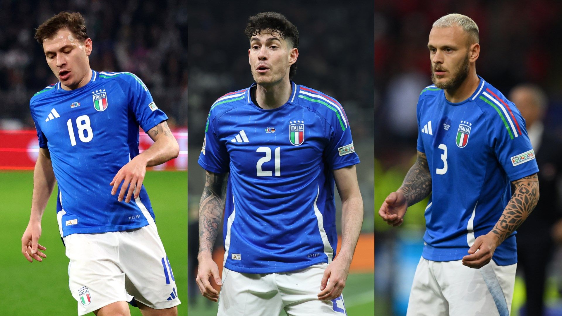 Barella Bastoni Dimarco Italy