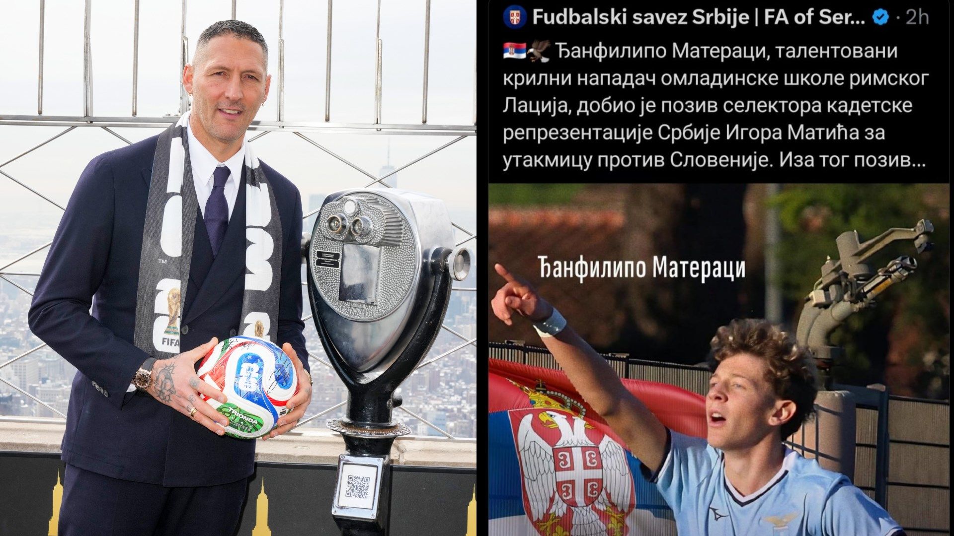 Marco Gianfilippo Materazzi Serbia