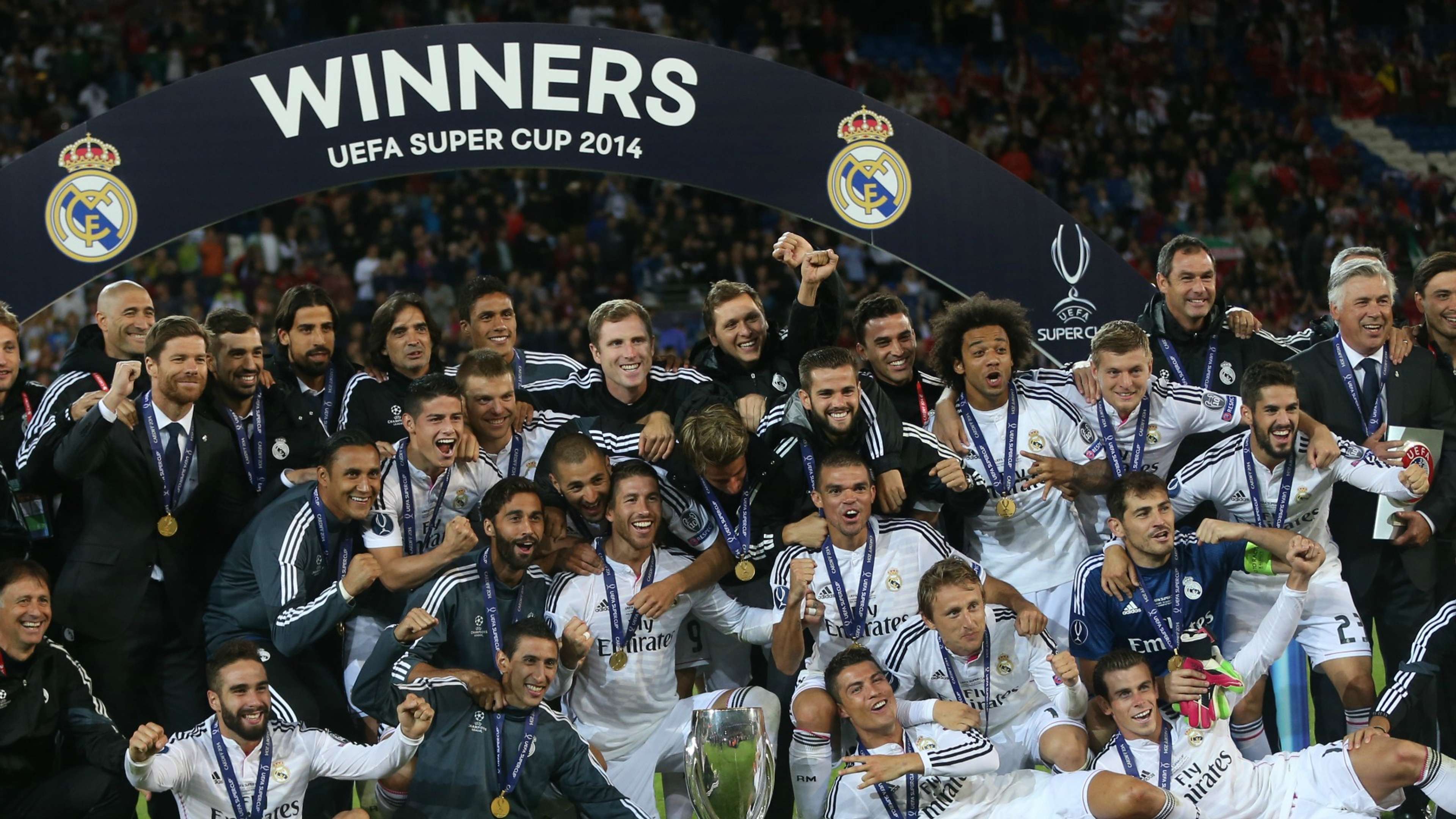 Real Madrid European Supercup winner 13082014