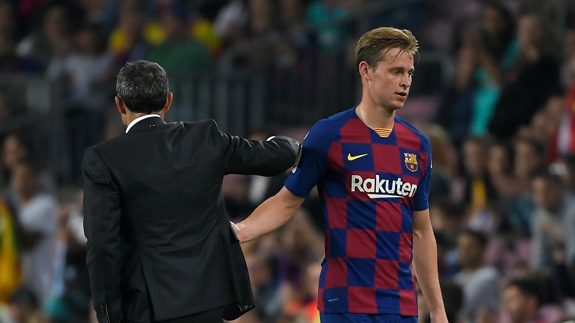 Frenkie de jong Ernesto Valverde