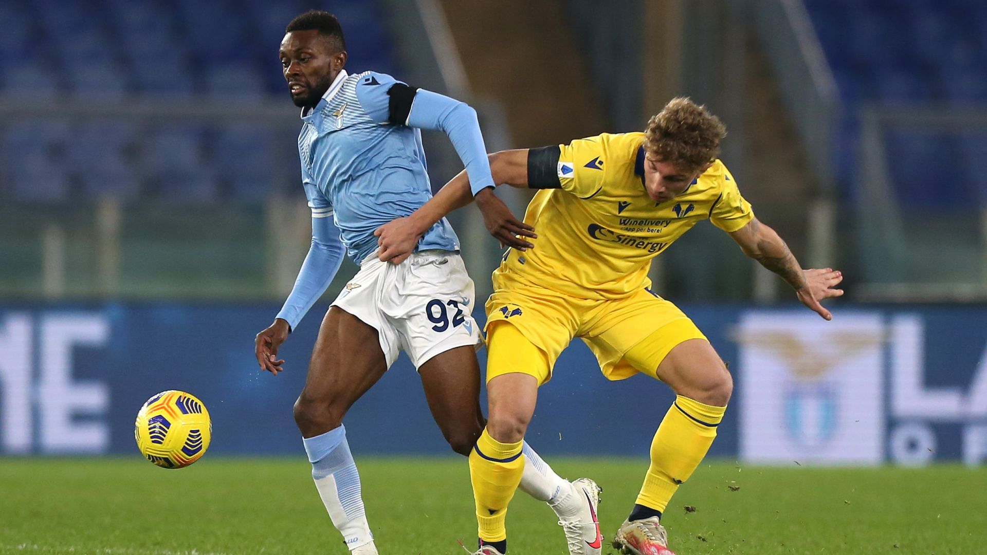 Jean-Daniel Akpa Akpro Matteo Lovato Lazio Verona Serie A