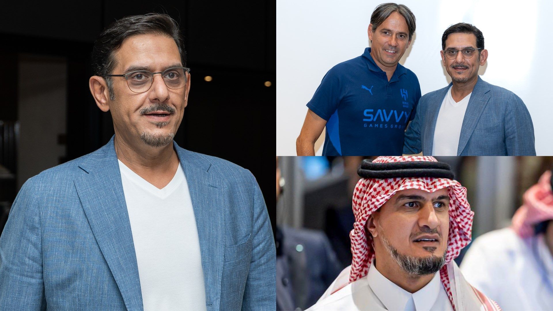 Prince Nawaf bin Saad Hilal Simone Inzaghi Fahad Almufarrij