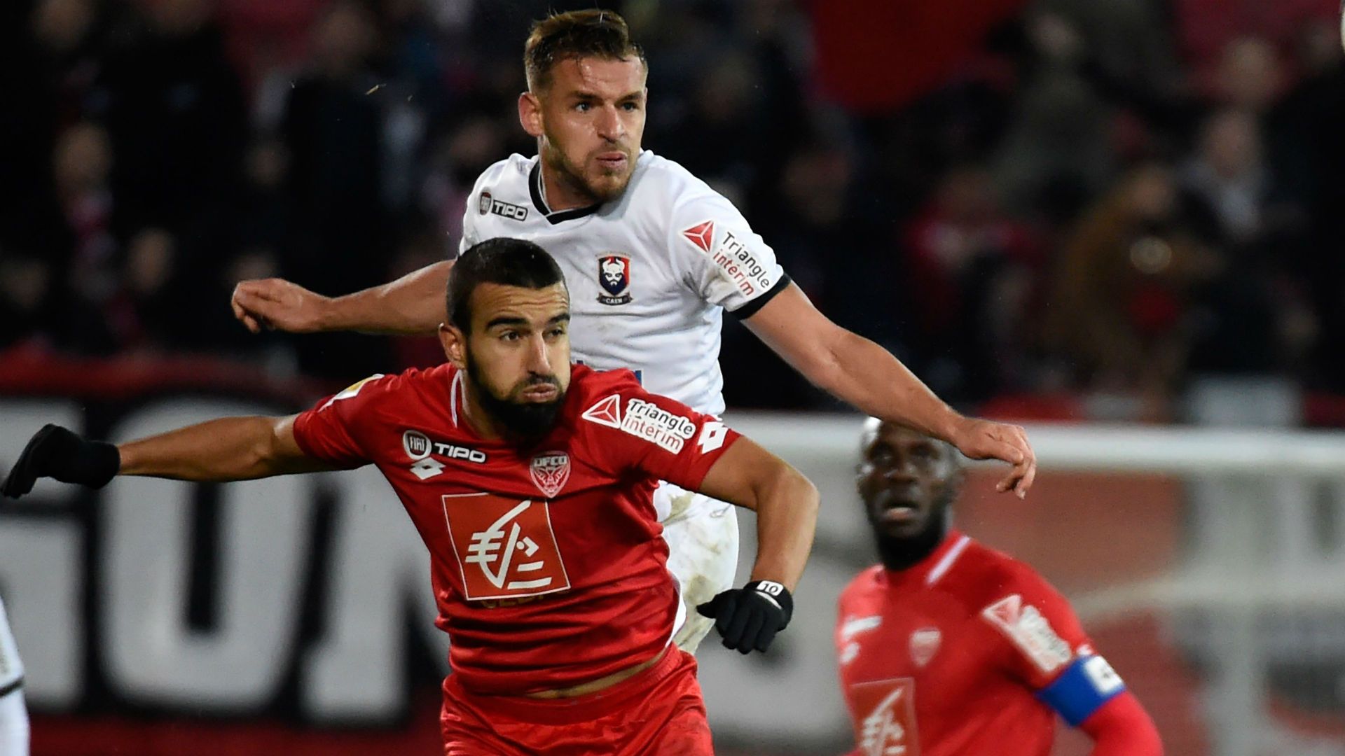 Naim Sliti Jonathan Gradit Dijon Caen Coupe de la Ligue 31102018