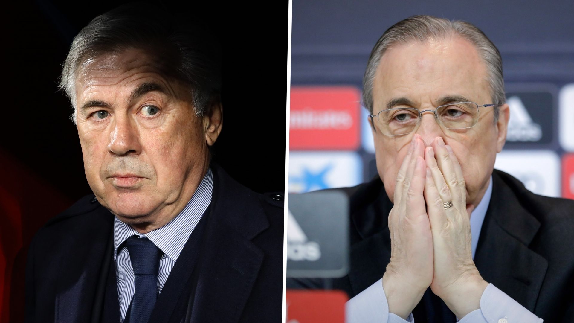 Carlo Ancelotti, Florentino Perez split