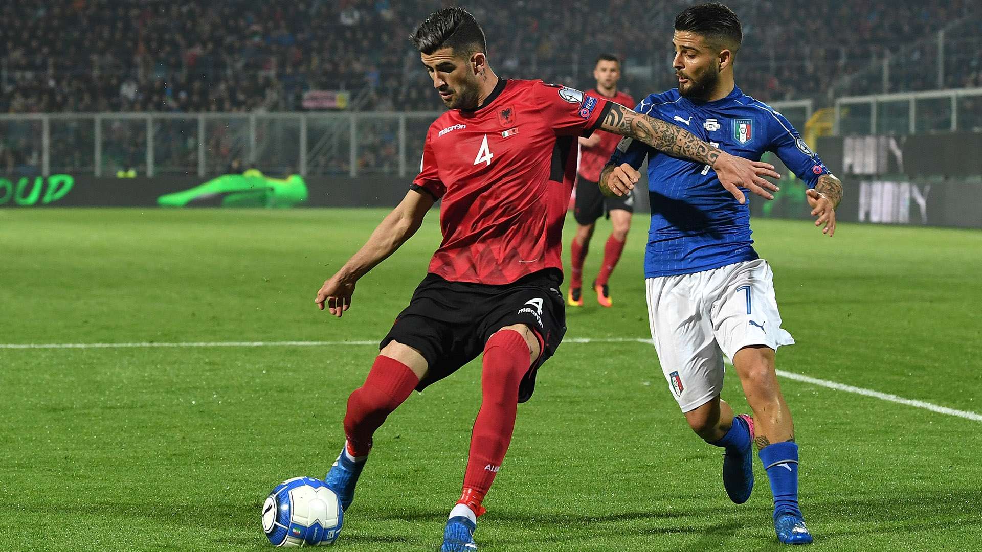 Insigne Hysaj Italy Albania