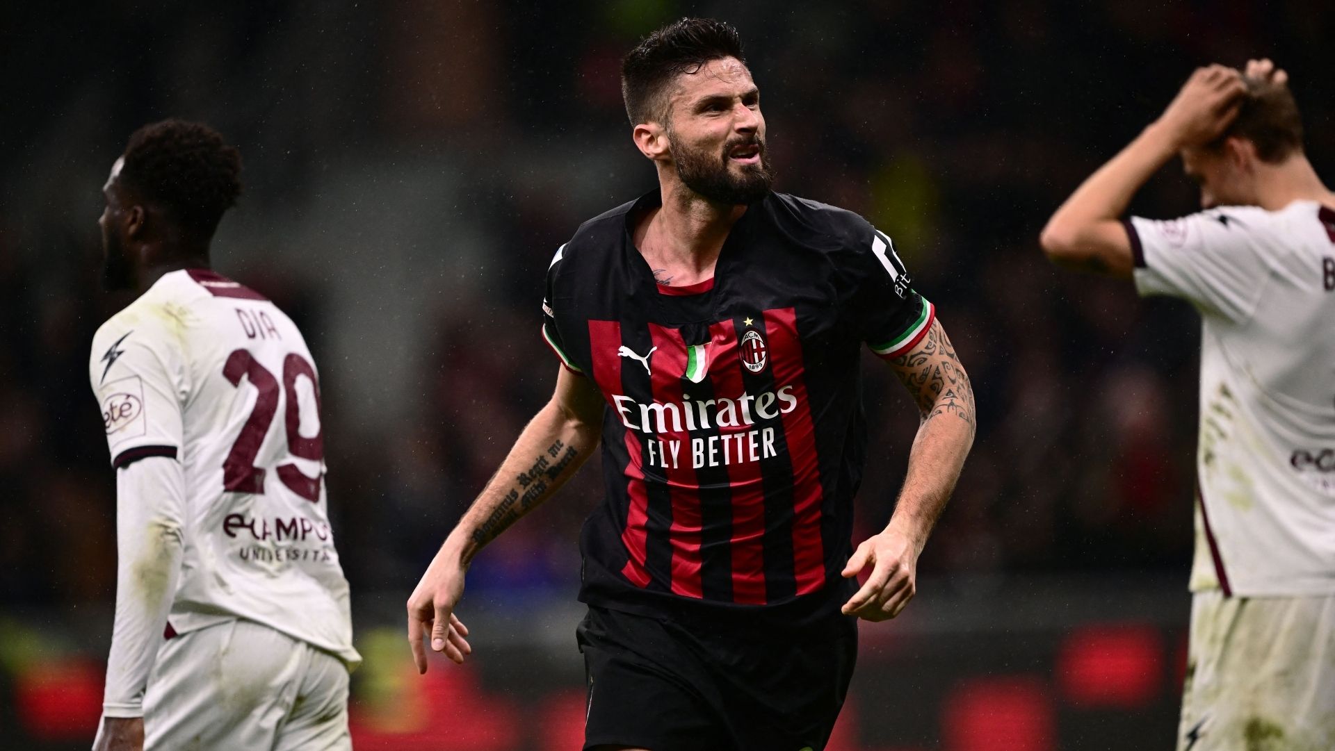 Olivier Giroud Milan Salernitana Serie A 13032023
