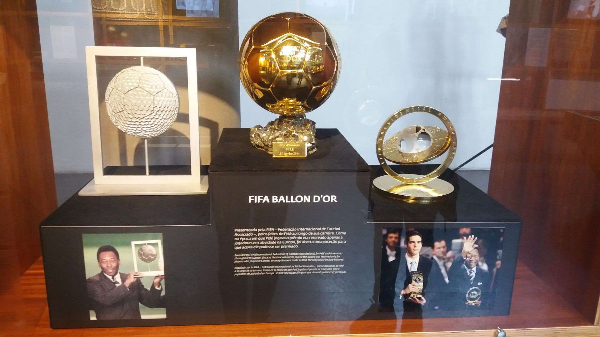 Museu Pelé em Santos, Bola de Ouro