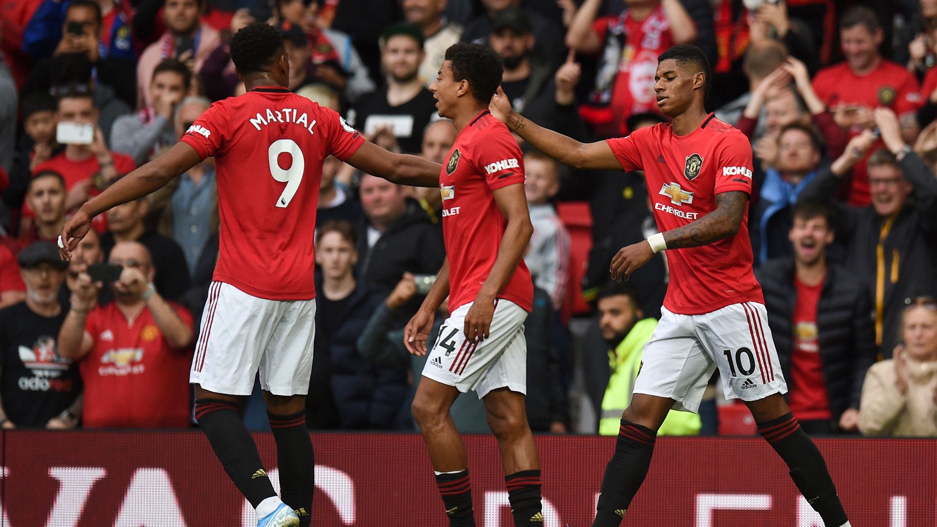 Manchester United Martial Lingard Rashford