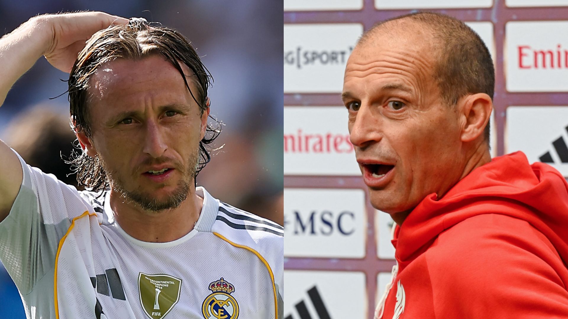 GFX Luka Modric Massimiliano Allegri