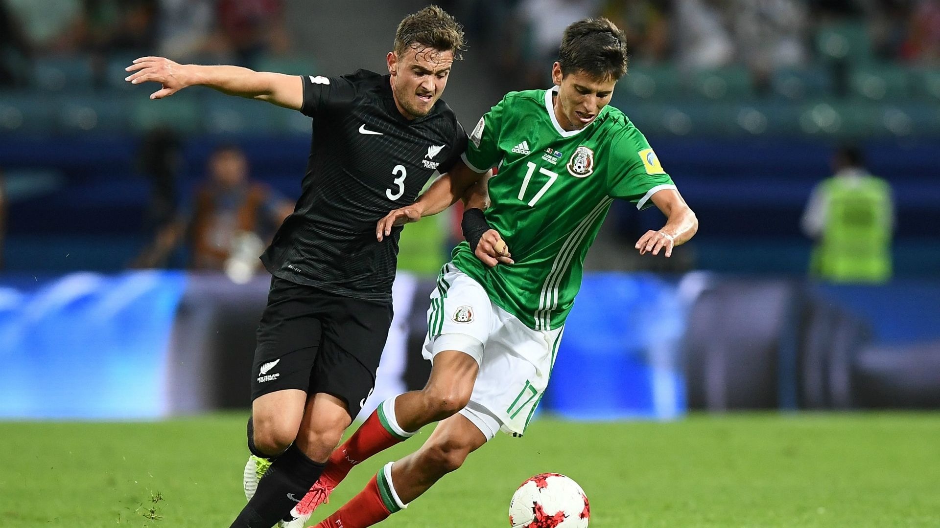 Jürgen Damm México - Nueva Zelanda