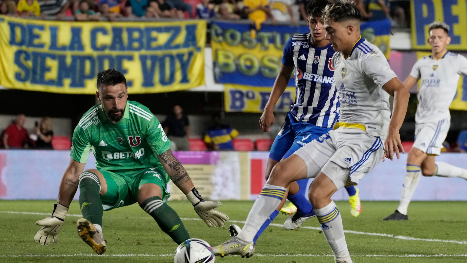Exequiel Zeballos Boca Universidad de Chile Torneo de Verano 21012022