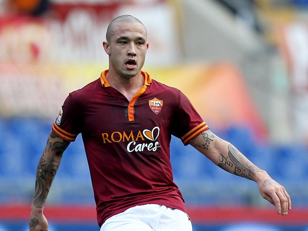 Radja Nainggolan AS Roma Genoa Serie A 01122014