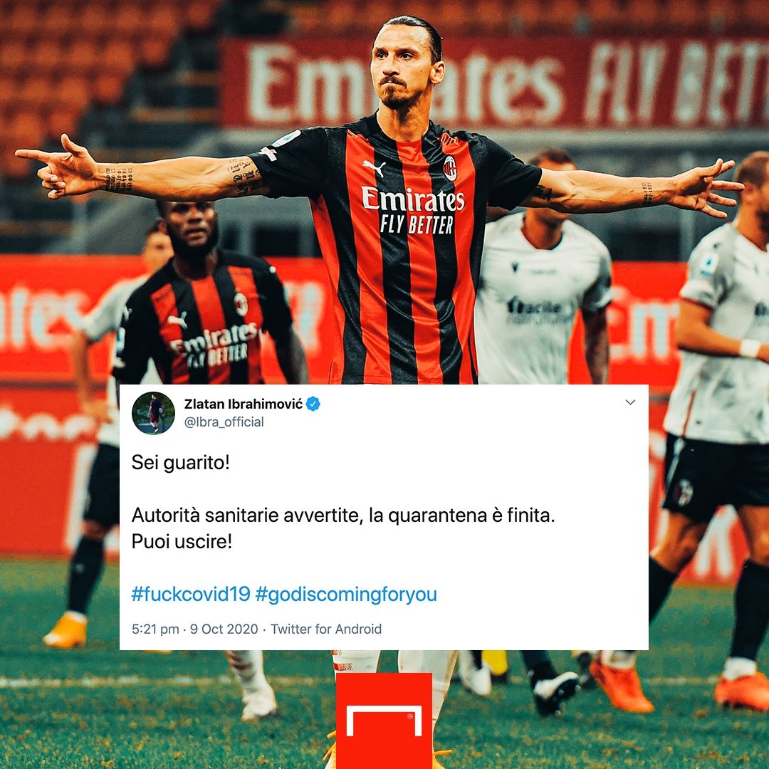 Zlatan Ibrahimovic Covid