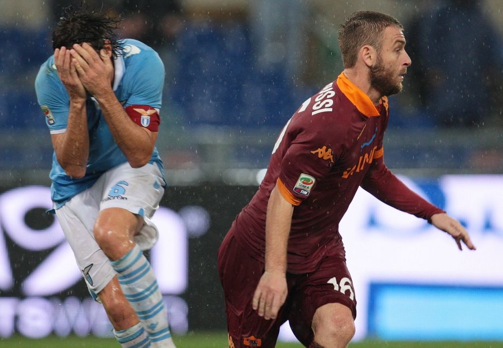 Daniele De Rossi Stefano Mauri Lazio Roma 11112012