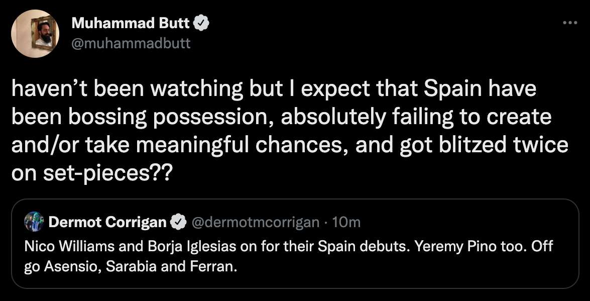 Spain Switzerland verdict tweet 4