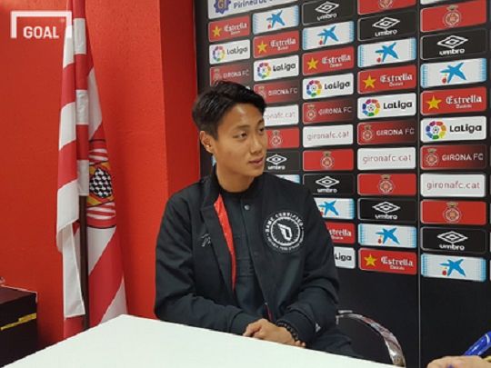 지로나FC 미드필더 백승호. 사진=골닷컴 이성모 기자