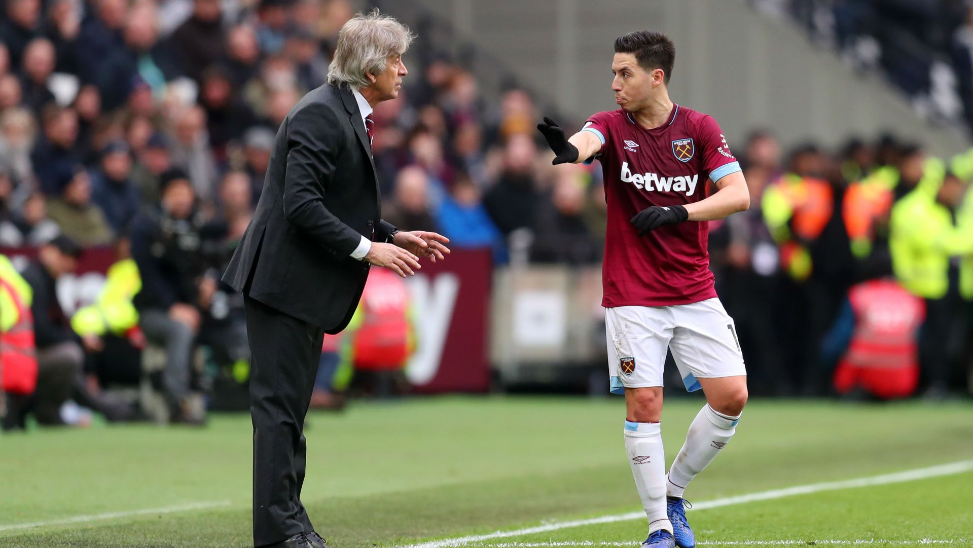 120119 West Ham Arsenal Manuel Pellegrini Samir Nasri