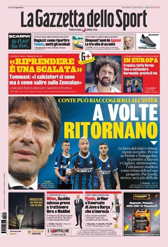 La Gazzetta April 29