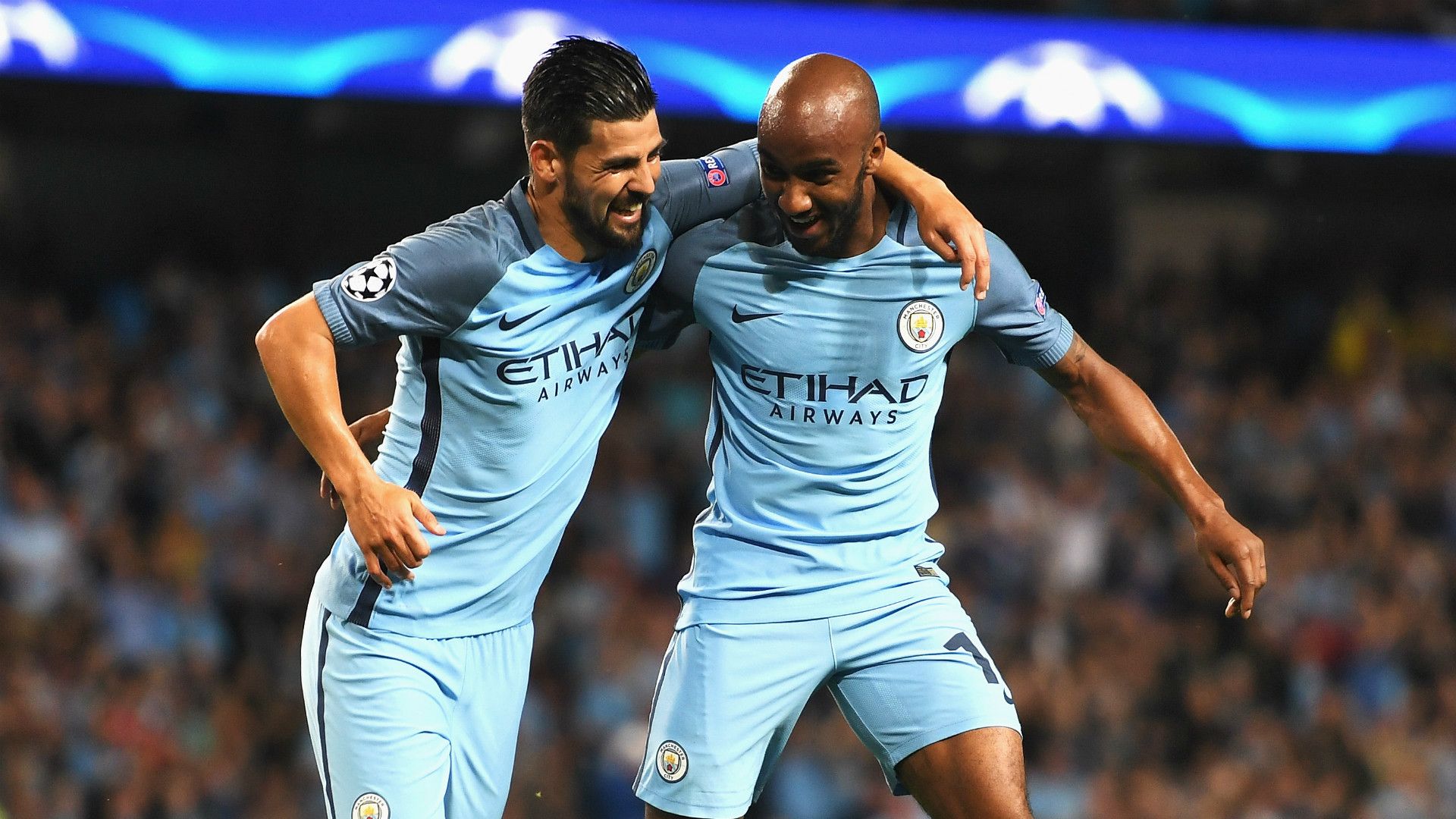 Nolito Fabian Delph Manchester City Champions League