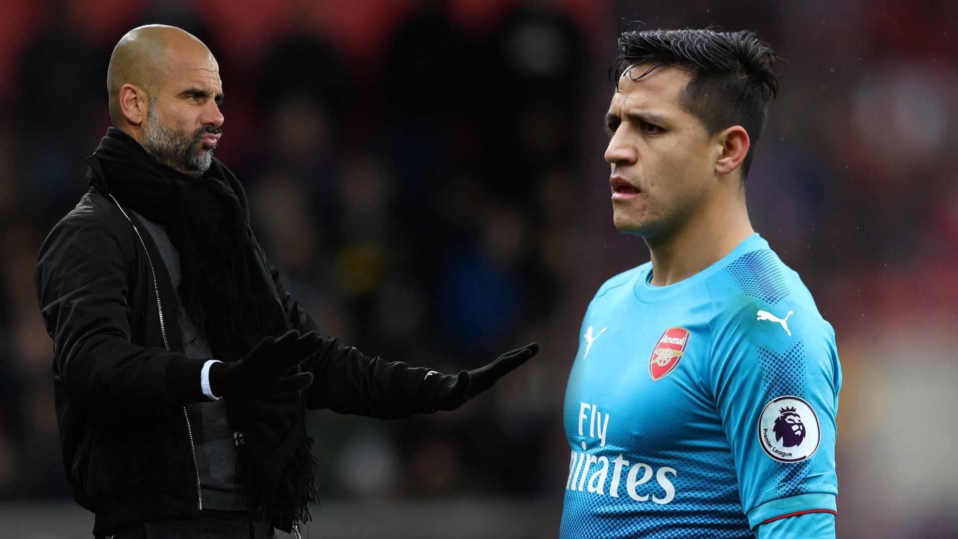 Guardiola and Alexis