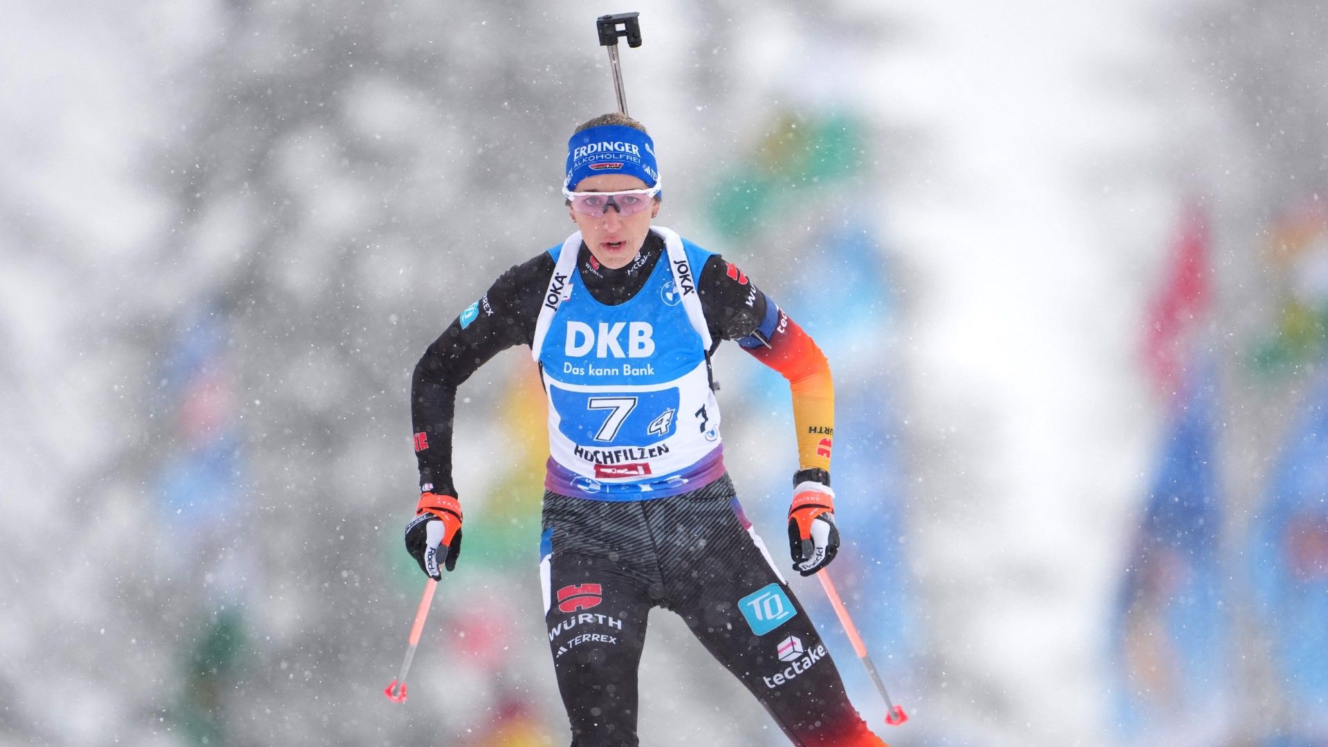 Germany's Franziska Preuss competes